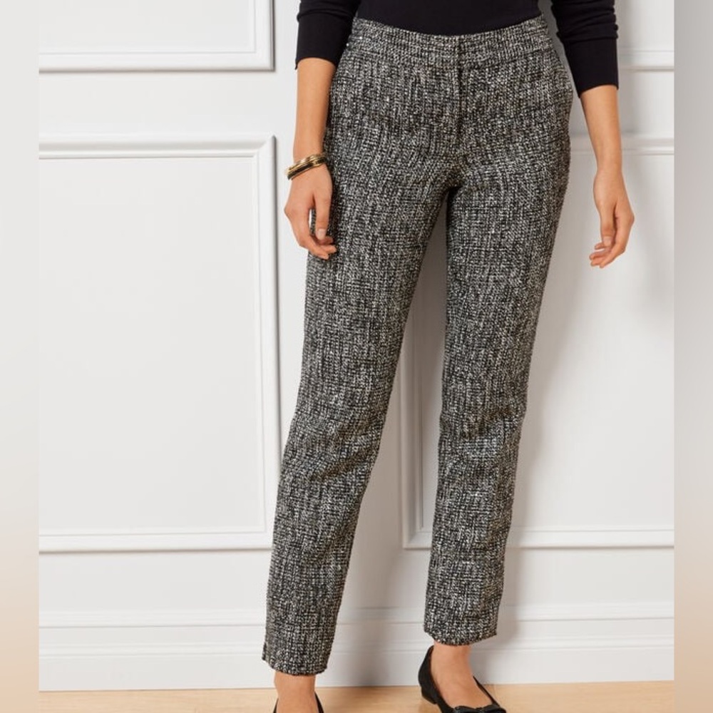 Talbots Hampshire Ankle Pants - Sequin Tweed